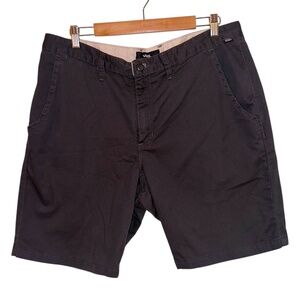 Vans Stretch Twill Chino Shorts In Asphalt Size 38 / 9 inseam